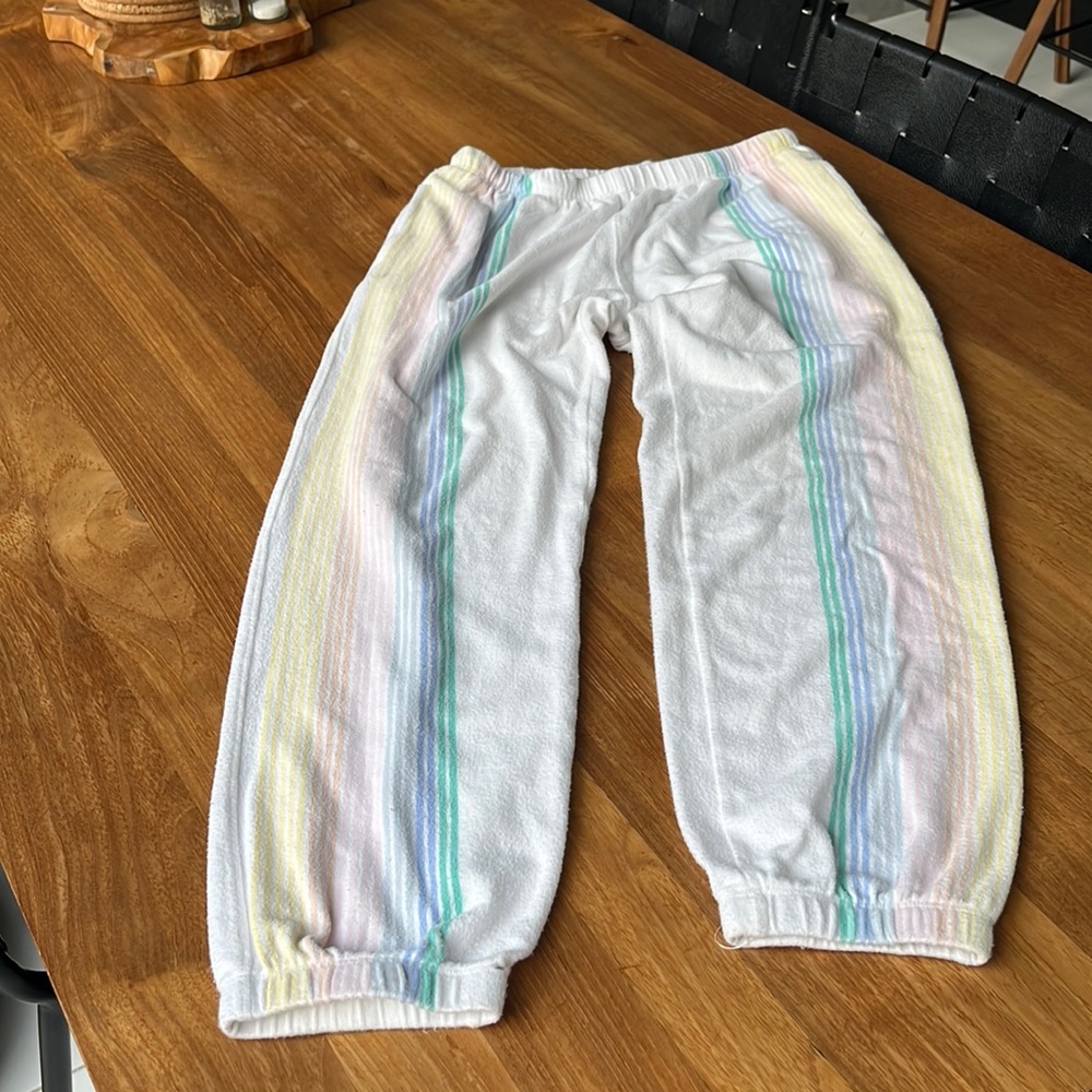 SPIRITUAL GANGSTER SOFT PASTEL RAINBOW JOGGERS